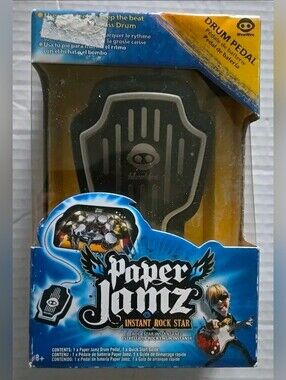 Paper Jamz Instant Rock Star Drum Pedal - Black